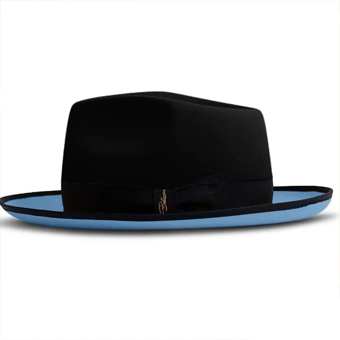 Urban Two Tone Fedora-Black Yellow