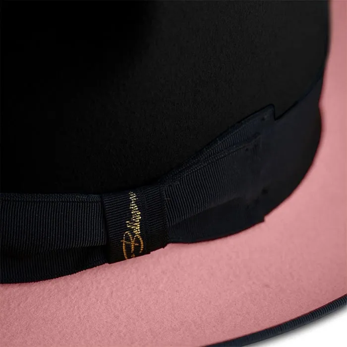 Urban Two Tone Fedora-Black Yellow