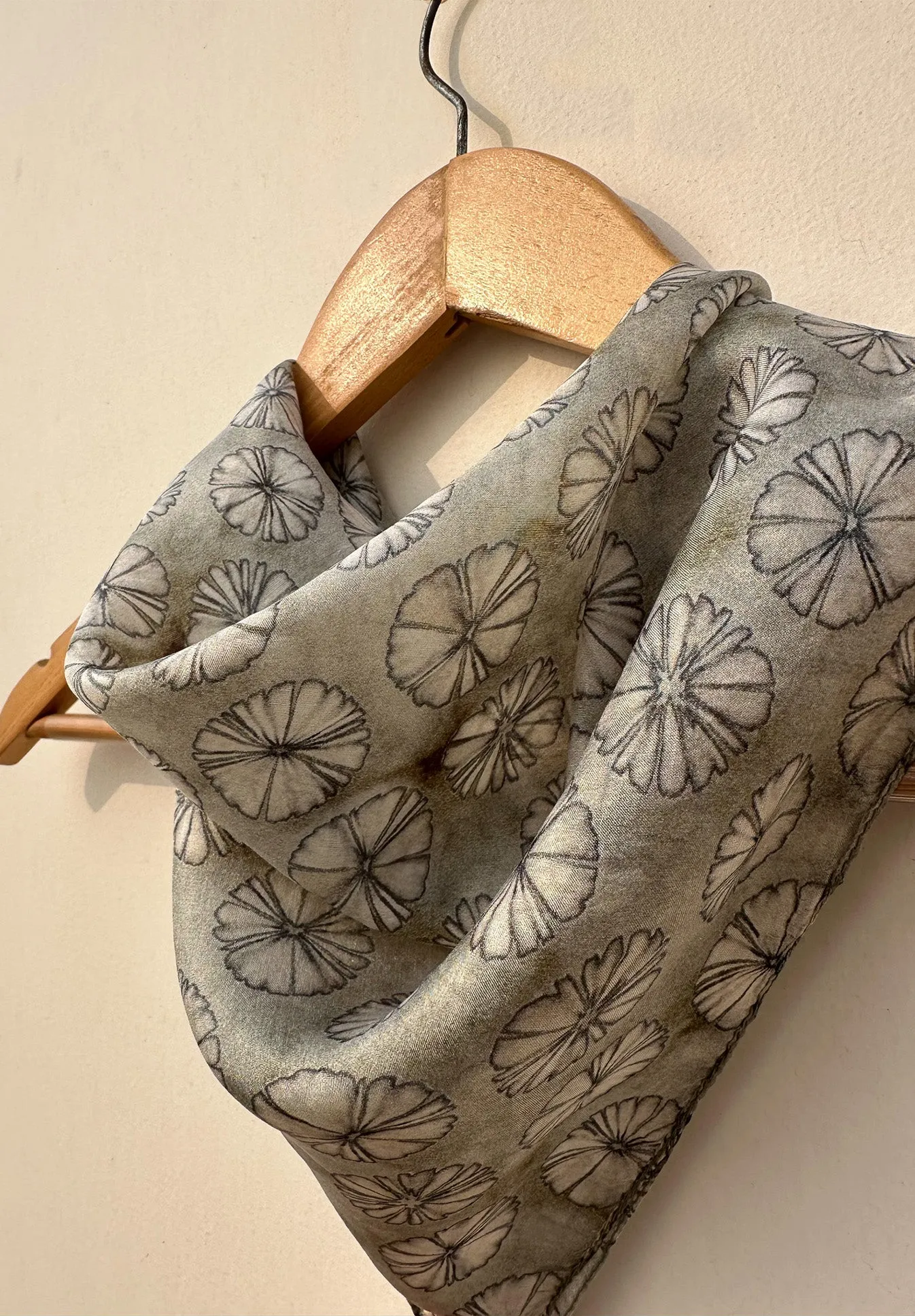 Whispers of Tea Silk Scarf