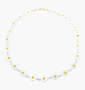 White Daisy Necklace