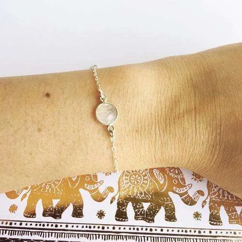 Will you Be My? Floral Reef Moonstone Bracelet