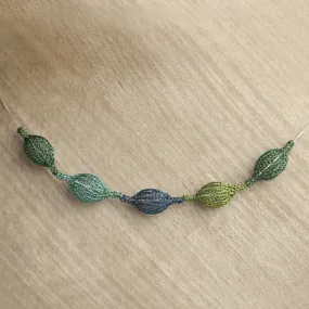 Wire Crochet Necklace - Cactus necklace