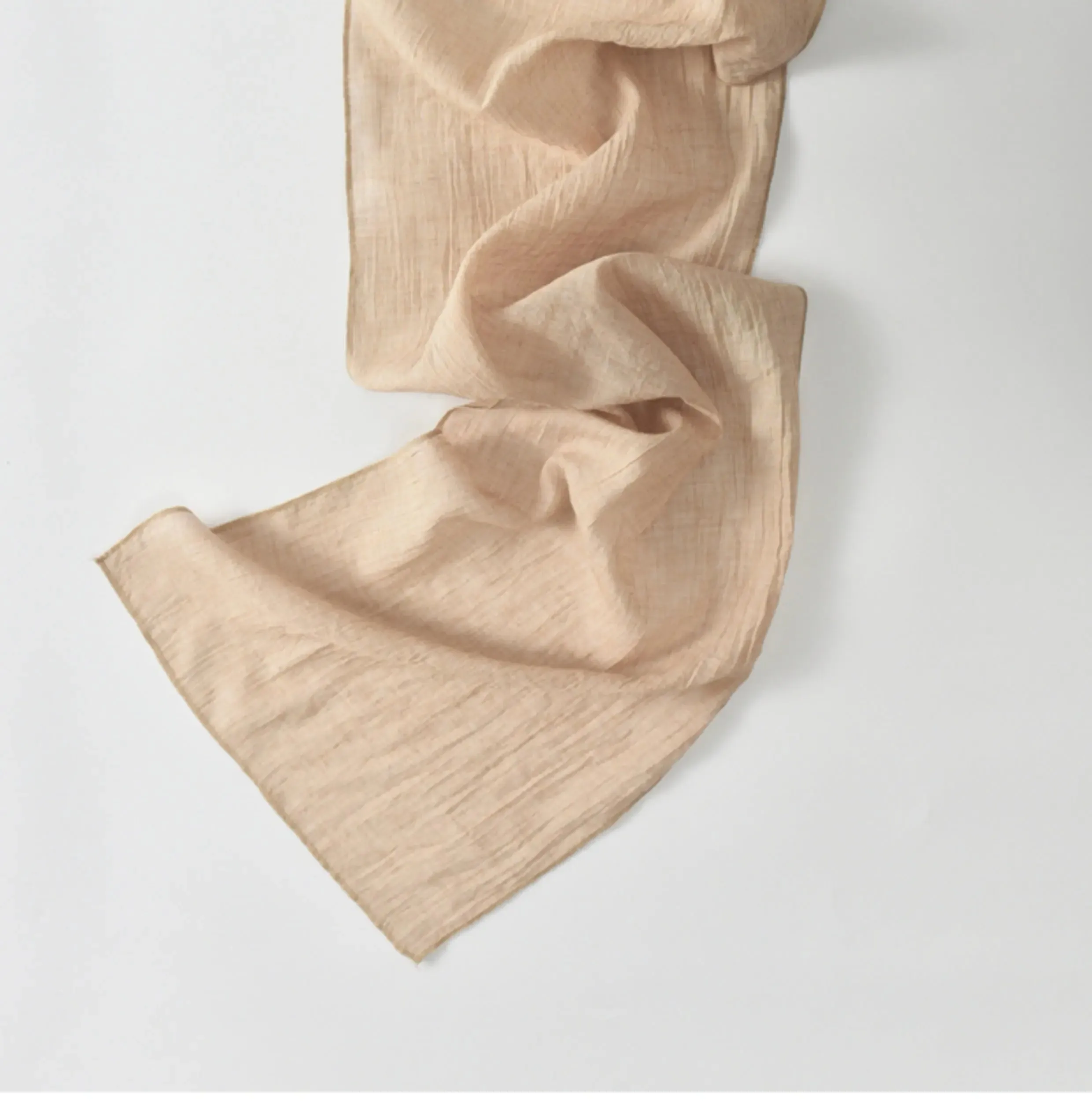 Women's fashion scarf Natural Linen and Cotton Blend Scarf