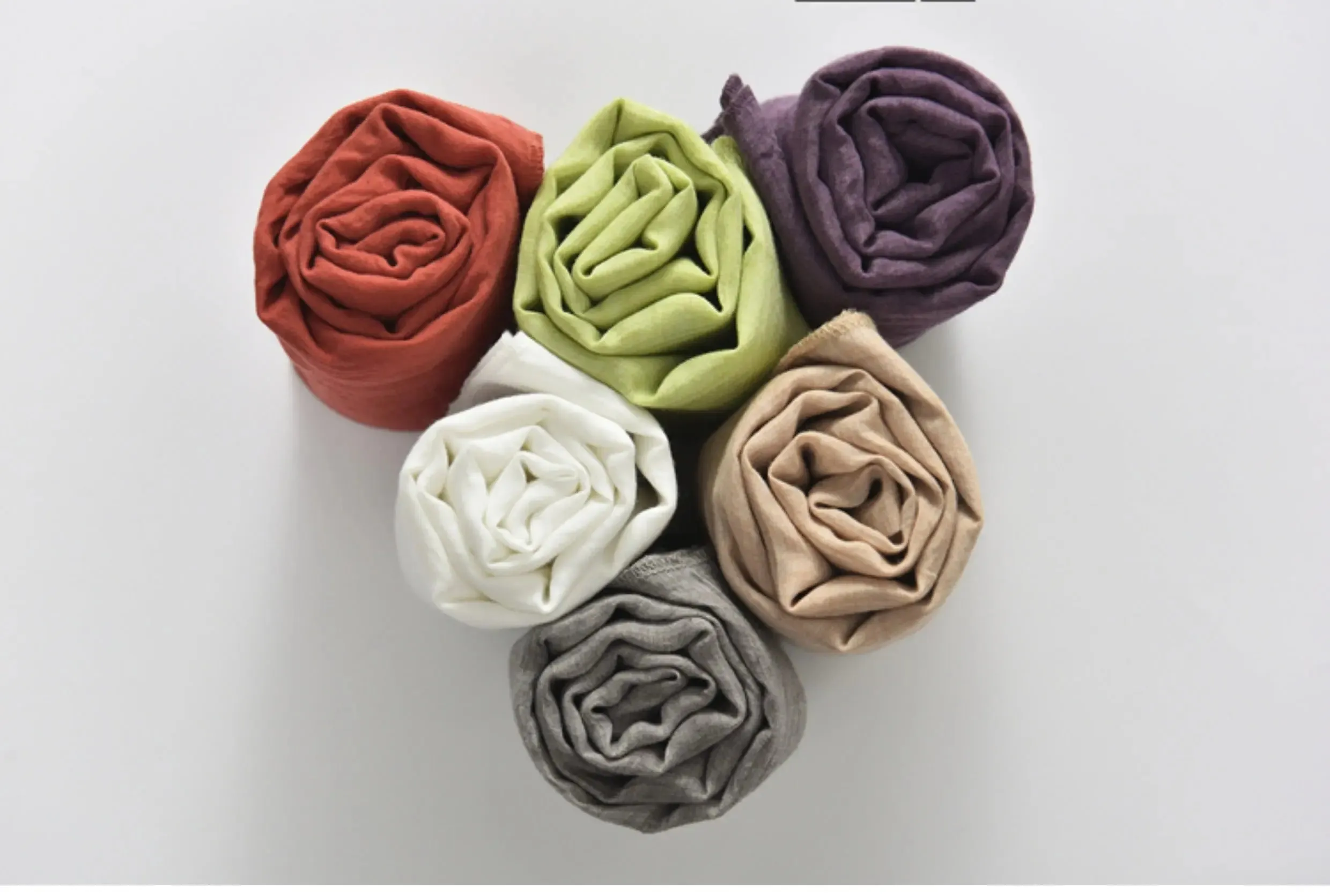 Women's fashion scarf Natural Linen and Cotton Blend Scarf