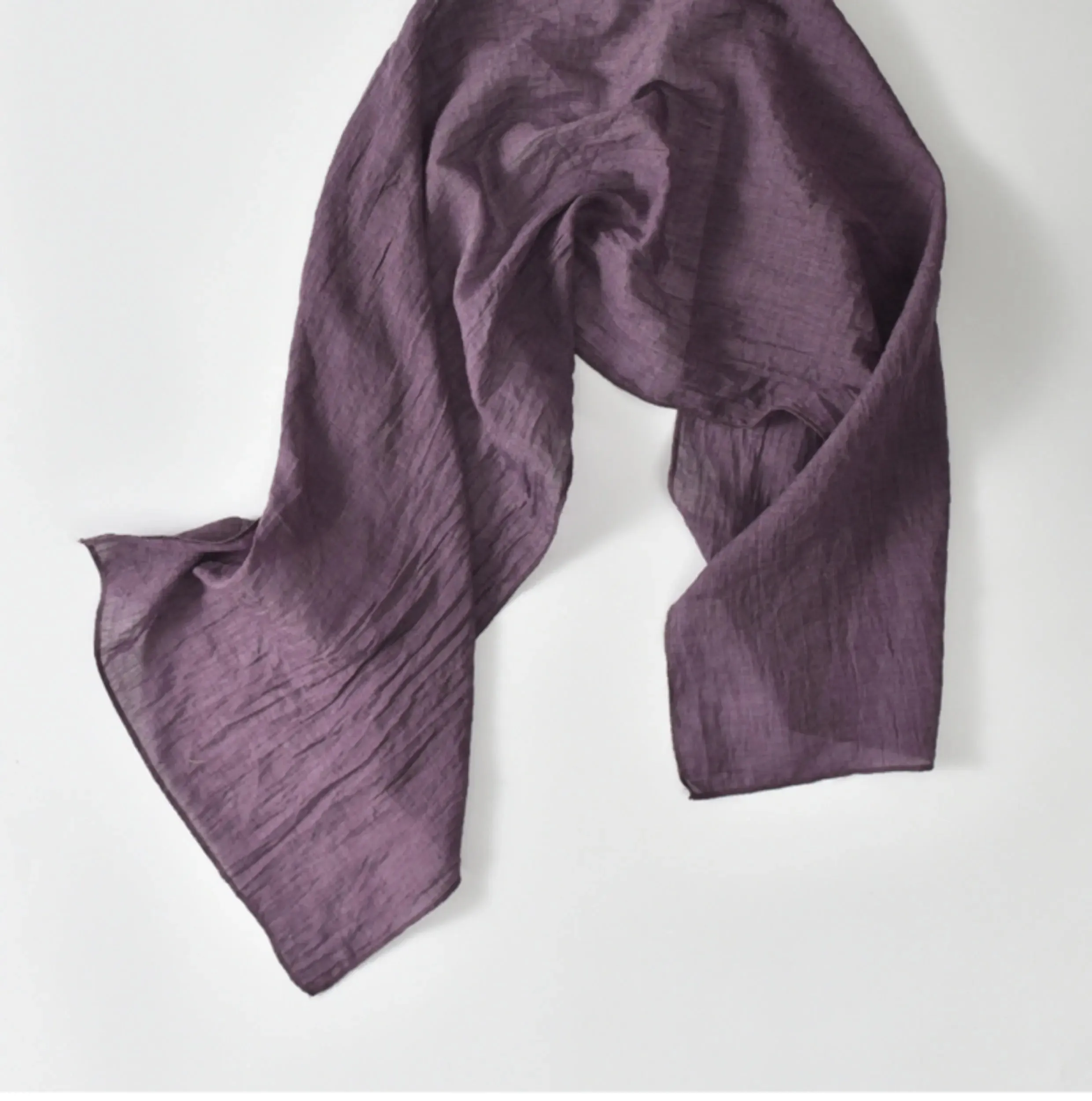 Women's fashion scarf Natural Linen and Cotton Blend Scarf