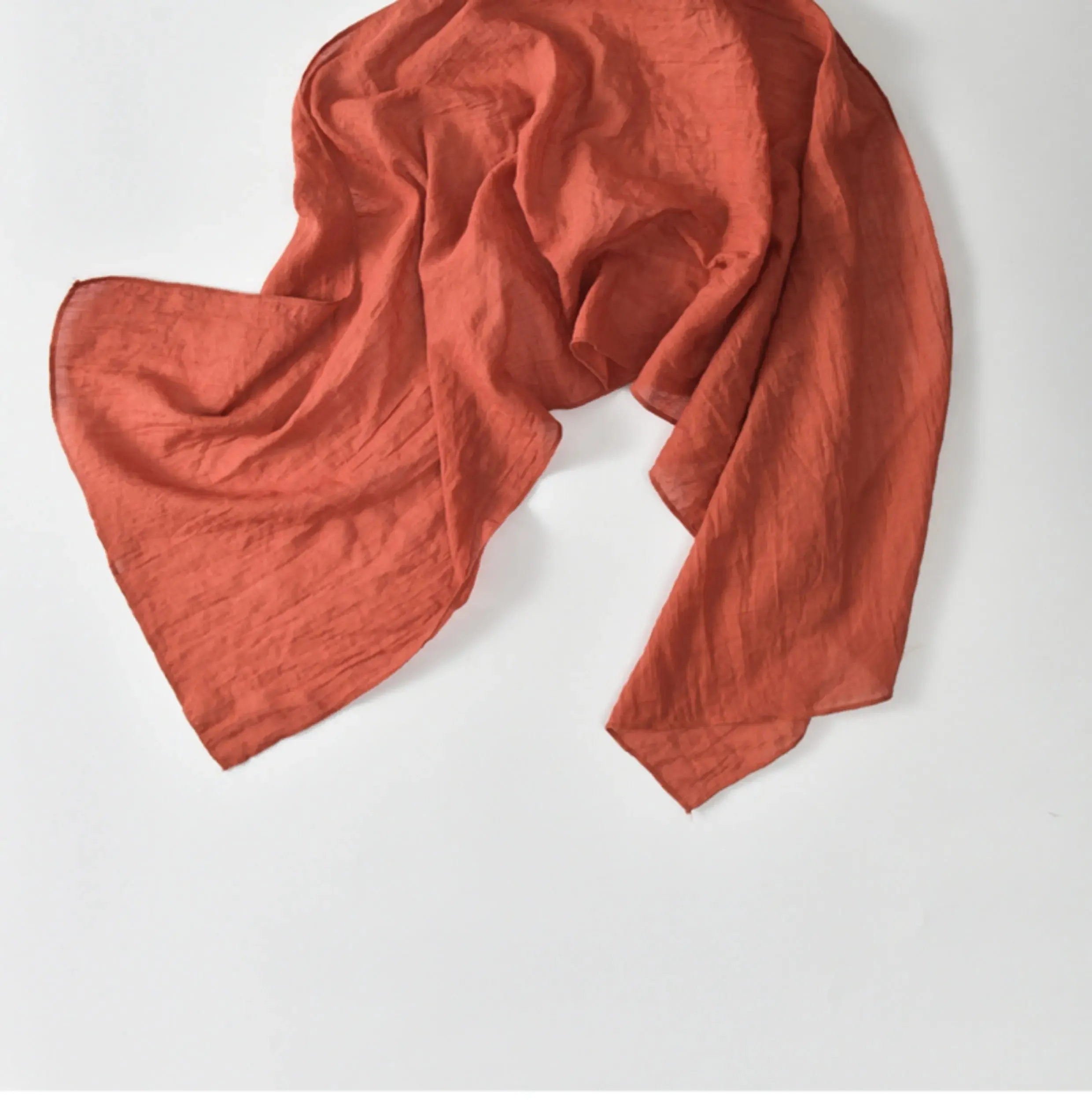 Women's fashion scarf Natural Linen and Cotton Blend Scarf