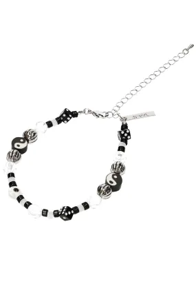 X-Girl Bead Logo Anklet - Black