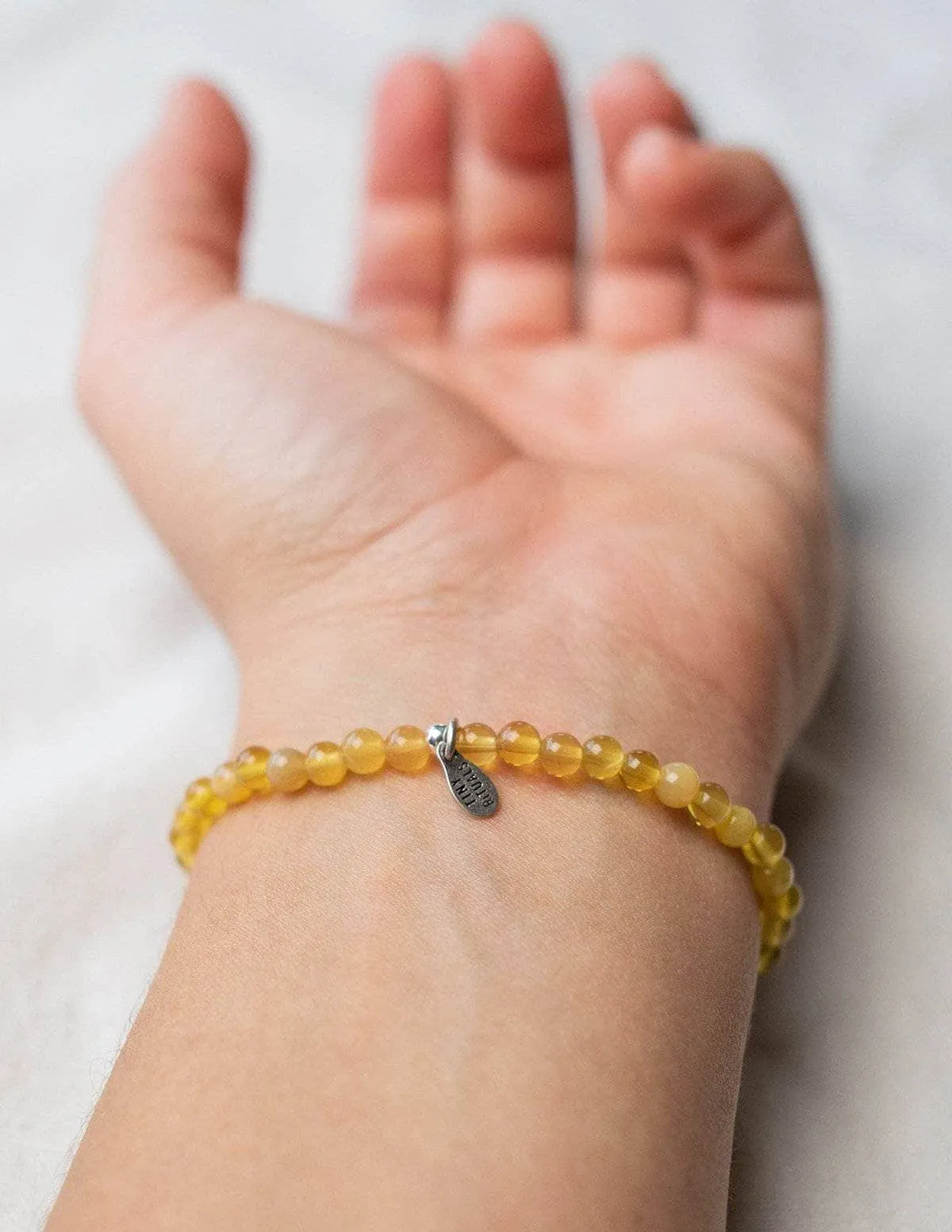 Yellow Topaz Mini Gemstone Bracelet