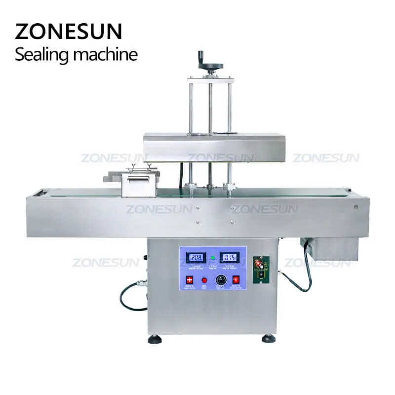 ZS-FK1800 Desktop Continous Induction Aluminium Foil Sealing Machine For Plastic Bottles