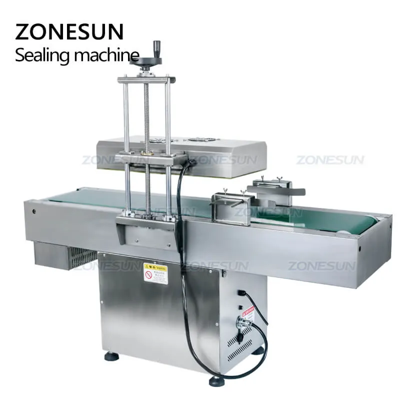 ZS-FK1800 Desktop Continous Induction Aluminium Foil Sealing Machine For Plastic Bottles