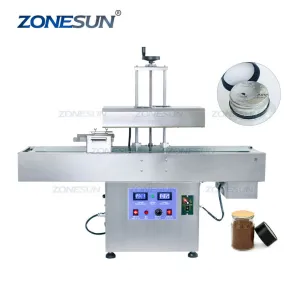 ZS-FK1800 Desktop Continous Induction Aluminium Foil Sealing Machine For Plastic Bottles